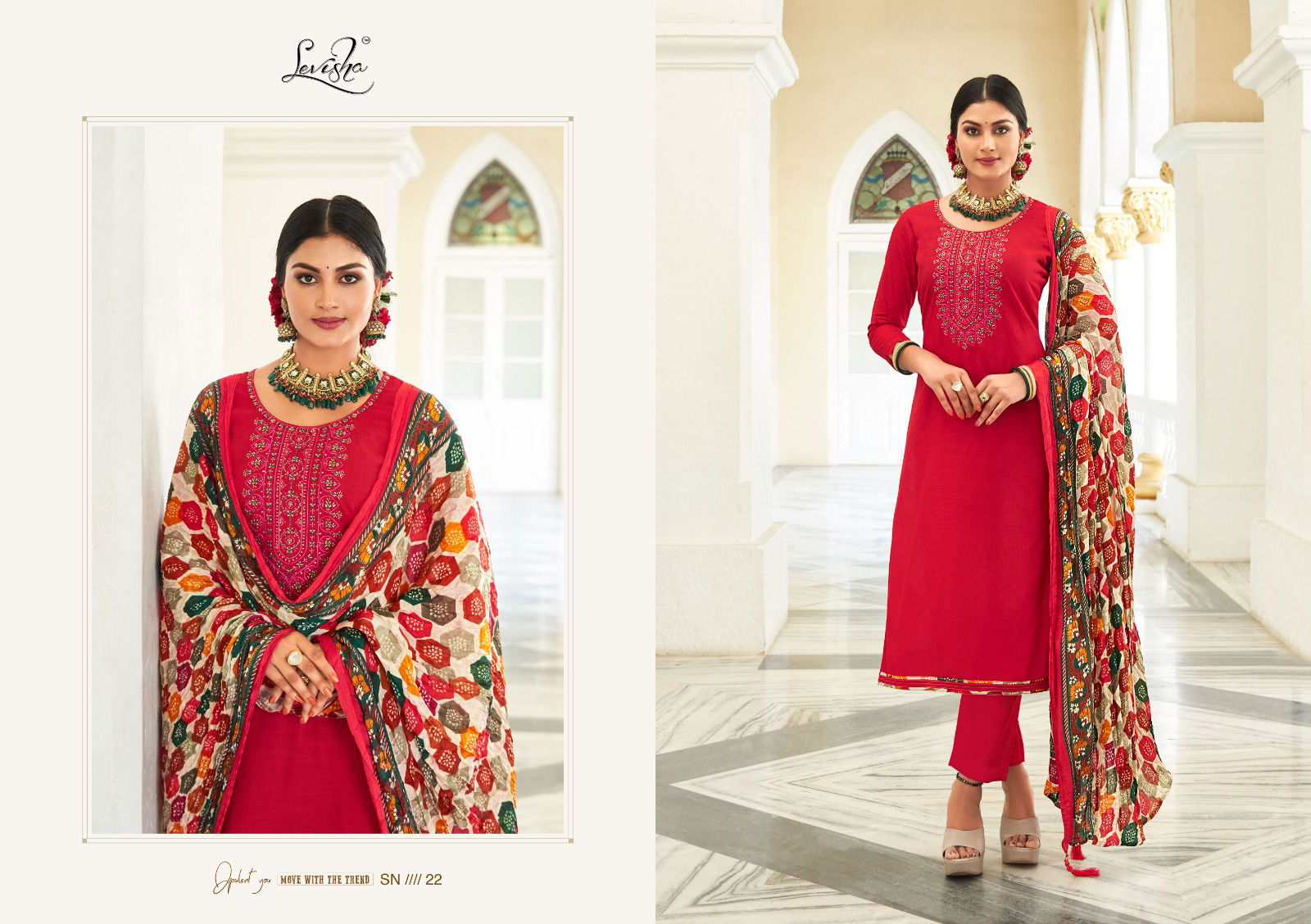 Nivisha Vol 2 By Levisha 19-24 Dress Material Catalog